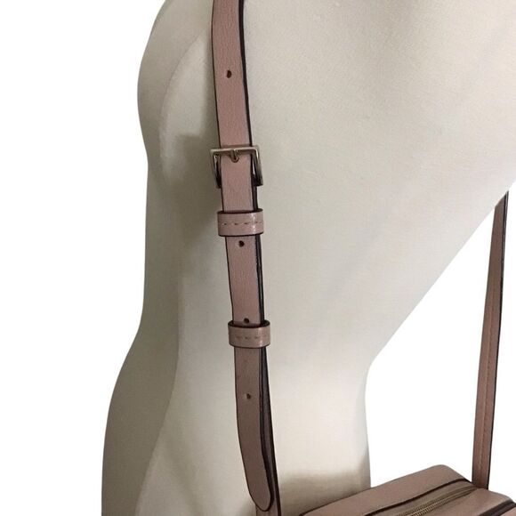 Kate Spade Pebbled Grain Leather Pale Pink Crossbody Bag - Picture 8 of 12